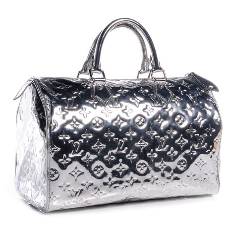 louis vuitton silver speedy.